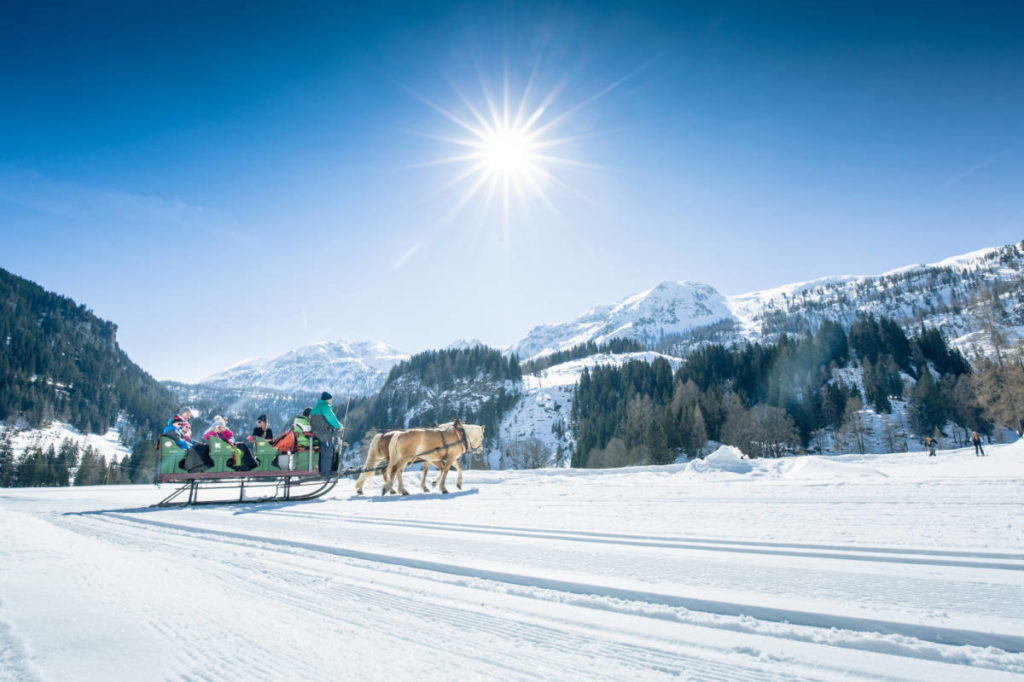 Pferdeschlittenfahrten · Winterurlaub Obertauern