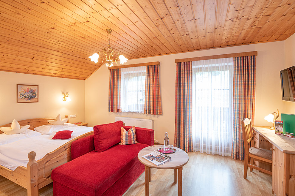 Doppelzimmer · Bauernhofurlaub Halbpension Marchlhof Untertauern