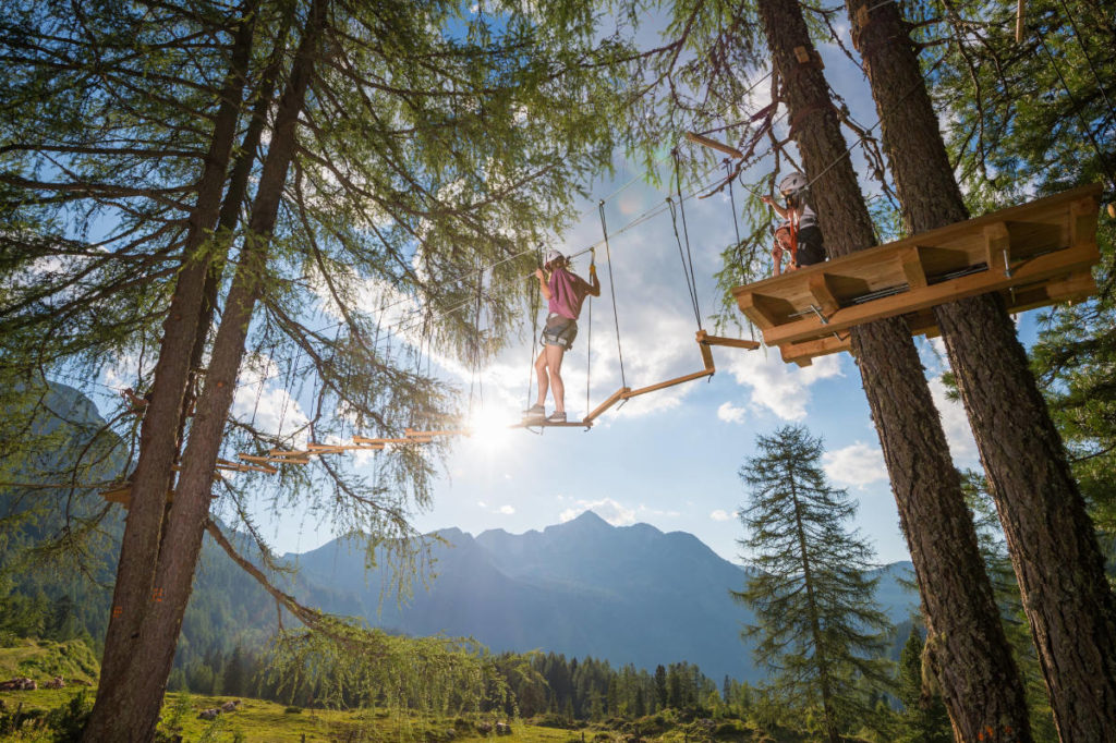 Seilgarten · Bergsommer & Sommerurlaub in Radstadt & Obertauern